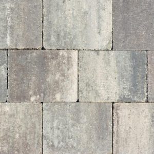 Abbeystones 20x30x6cm grigio zijn Getrommelde betonstenen in een prachtig genuanceerde kleur voor terras, pad en oprit; authentiek; zomers; getrommeld