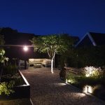 in-lite verlichting in tuin door Totaal Bestrating Drachten
