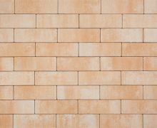 Smartton 10x30x6cm vlak Mont Blanc opritstenen in een geel genuanceerde kleur