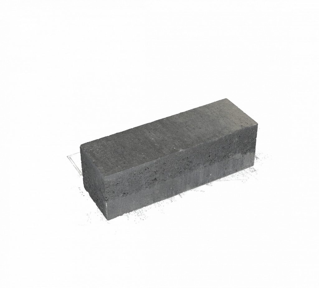 Stapelblok 14x14x56cm grijs/zwart